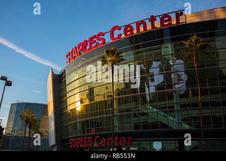 STAPLES Center is a multi-purpose arena in Downtown Los Angeles