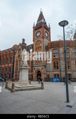 Reading Town Hall on Blagrave Street in Reading, UK Stock Photo