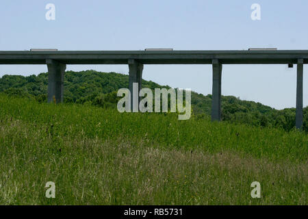 High bridge in Ohio, USA Stock Photo