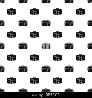 Apple lunch box pattern seamless vector repeat geometric for any web design Stock Vector