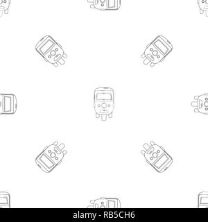 Rickshaw icon. Outline illustration of rickshaw vector icon for web design isolated on white background Stock Vector