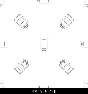 Steam boiler icon. Outline illustration of steam boiler vector icon for web design isolated on white background Stock Vector