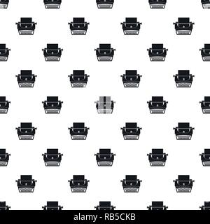 Soviet typewriter pattern seamless vector repeat geometric for any web design Stock Vector
