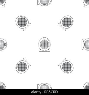 Home air heater fan icon. Outline illustration of home air heater fan vector icon for web design isolated on white background Stock Vector