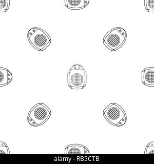 Home heater fan icon. Outline illustration of home heater fan vector icon for web design isolated on white background Stock Vector