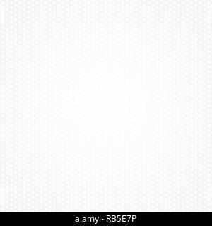 High resolution seamless monochrome geometric hexagon pattern. Simple abstract background. Whiter in the middle. Stock Photo