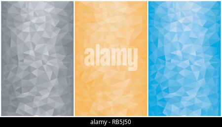 Set of Abstract Background Patterns Stock Vector