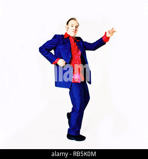 Tim Vine, English writer, actor, comedian and presenter, known for his one-liner jokes. Stock Photo