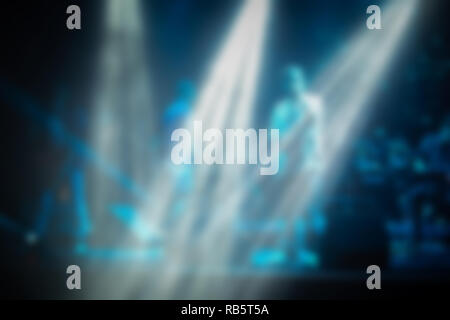 Abstract blur rock music live on concert stage Stock Photo