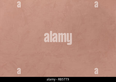 Light brown color, stucco painted wall texture background. Exterior facade of a residential building Stock Photo