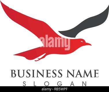 Eagle Bird Logo Template vector icon Stock Vector