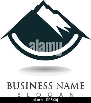 High Mountain icon  Logo Business Template Vector Stock Vector