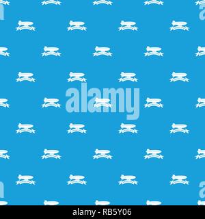 Trip dirigible pattern vector seamless blue Stock Vector