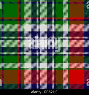 Celtic classic check plaid seamles pattern. Vector illustration. Stock Vector