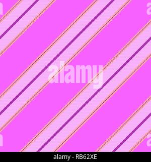 Pink princess color striped seamless pattern. Vector illustration. Stock Vector