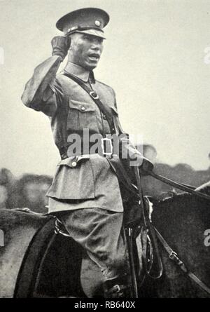 Chiang Kai-shek (1887-1975) Former President of the Republic of China, was a 20th-century Chinese political and military leader. He is known as Jiang Jieshi or Jiang Zhongzheng in Standard Chinese. Stock Photo