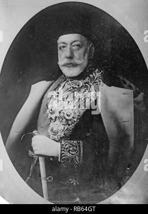 Mehmed V Reshad November 1844 - 3/4 July 1918) 35th Ottoman Sultan. He was the son of Sultan Abdulmecid I. He was succeeded by his half-brother Mehmed VI. Stock Photo