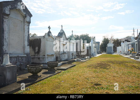 St. Louis Cemetery New Orleans, Louisiana. Stock Photo