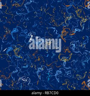 Abstract random organic colored yarn fiber texture. Stock Vector