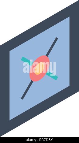 Wall picture icon, isometric style Stock Vector