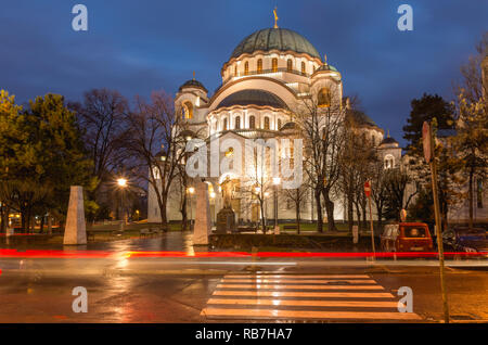 Church of Saint Sava, Belgrade, Serbia. Stock Photo