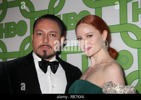 Klemens Hallmann, Barbara Meier  01/06/2019 The 76th Annual Golden Globe Awards HBO After Party held at the Circa 55 Restaurant at The Beverly Hilton in Beverly Hills, CA Photo by Izumi Hasegawa / HNW / PictureLux Stock Photo