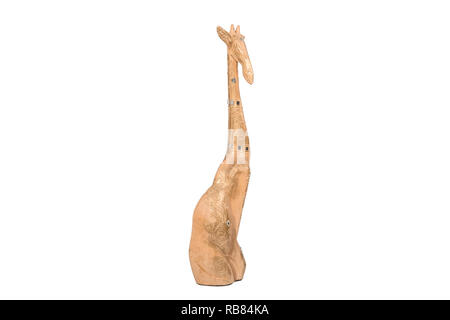 giraffe state isolated on white background Stock Photo