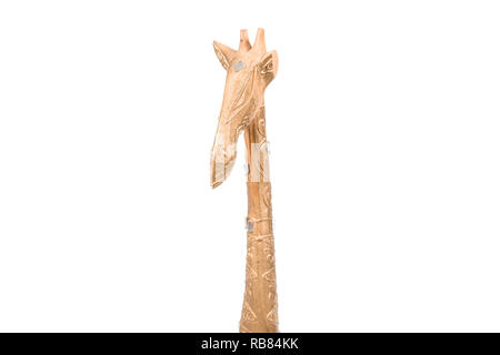 giraffe state isolated on white background Stock Photo