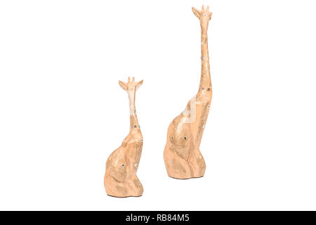giraffe state isolated on white background Stock Photo