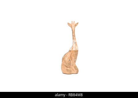 giraffe state isolated on white background Stock Photo