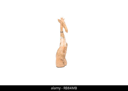 giraffe state isolated on white background Stock Photo