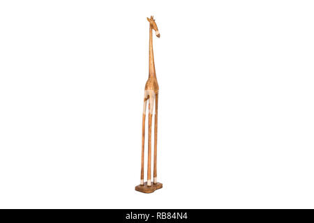 giraffe state isolated on white background Stock Photo