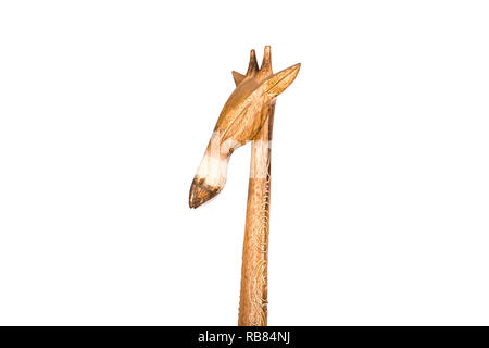 giraffe state isolated on white background Stock Photo