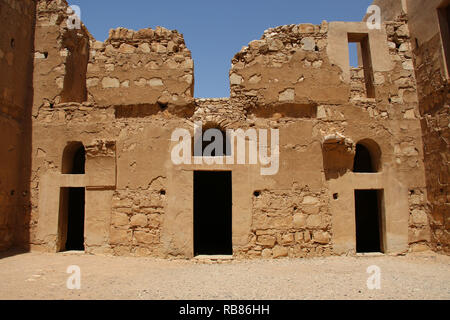 Qasr Kharana, the desert castle in eastern Jordan Stock Photo