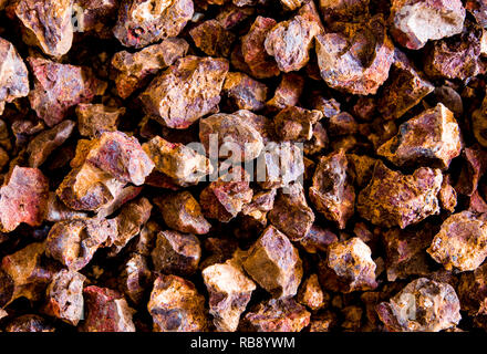 Natural stone texture of red iron oxide rocks Stock Photo - Alamy