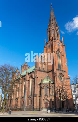 Gothic church of the Most Holy Savior in Poznan Stock Photo