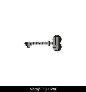Key icon in trendy flat style isolated on background. Key icon page symbol for your web site design Key icon logo, app, UI. Key icon Vector illustration, Stock Vector