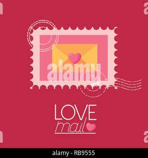 valentine day card Stock Vector