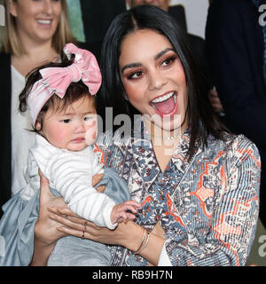 Los Angeles, California, USA. 8th January, 2019.   Actress Vanessa Hudgens arrives at FOX's 'RENT' Press Junket held at the FOX Studio Lot on January 8, 2019 in Century City, Los Angeles, California, United States. (Photo by Xavier Collin/Image Press Agency) Credit: Image Press Agency/Alamy Live News Stock Photo