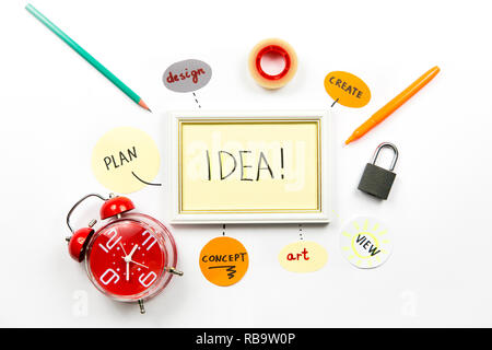 January is Creativity Month. Happy creativity month concept. Interesting months of the year. Stock Photo