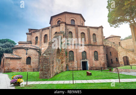 Early Christian Church San Vitale in Ravenna, Italy Stock Photo