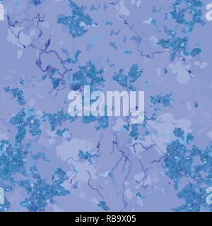 Trendy marble texture design with splatter spots, marbling surface, modern luxurious pink tones background Stock Vector