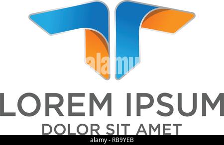 initial creative minimal AV logo icon design in vector illustrator format with abstract design template Stock Vector