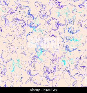 Abstract random organic colored yarn fiber texture. Stock Vector