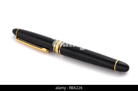 pen with cap isolated on white background Stock Photo