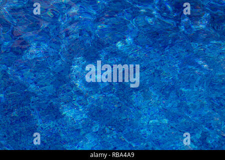 A nice photograph of beautiful blue water in a swimming pool Stock Photo