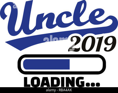 Uncle 2019 loading bar Stock Photo