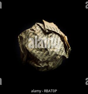 Paper ball Stock Photo