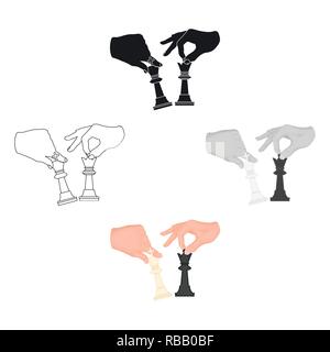 black,cartoon,chess,chessman,combination,figure,finger,game,gesture,hand,hands,hold,holding,icon,illustration,isolated,king,logo,manipulation,movement,party,piece,queen,sign,sport,symbol,vector,web,white, Vector Vectors , Stock Vector