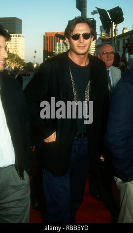 WESTWOOD, CA - JULY 29: Actor Liam Neeson attends Warner Bros. Pictures' 'The Fugitive' Premiere on July 29, 1993 at the Mann Village Theatre in Westwood, California. Photo by Barry King/Alamy Stock Photo Stock Photo